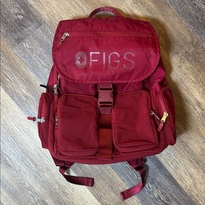 FIGS Red Indestructible Backpack